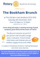 Flier for the Bookham Brunch 2023